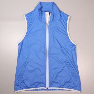 Peter Millar Vest Women's Medium Blue Lightweight Performance Golf LF19EZ33